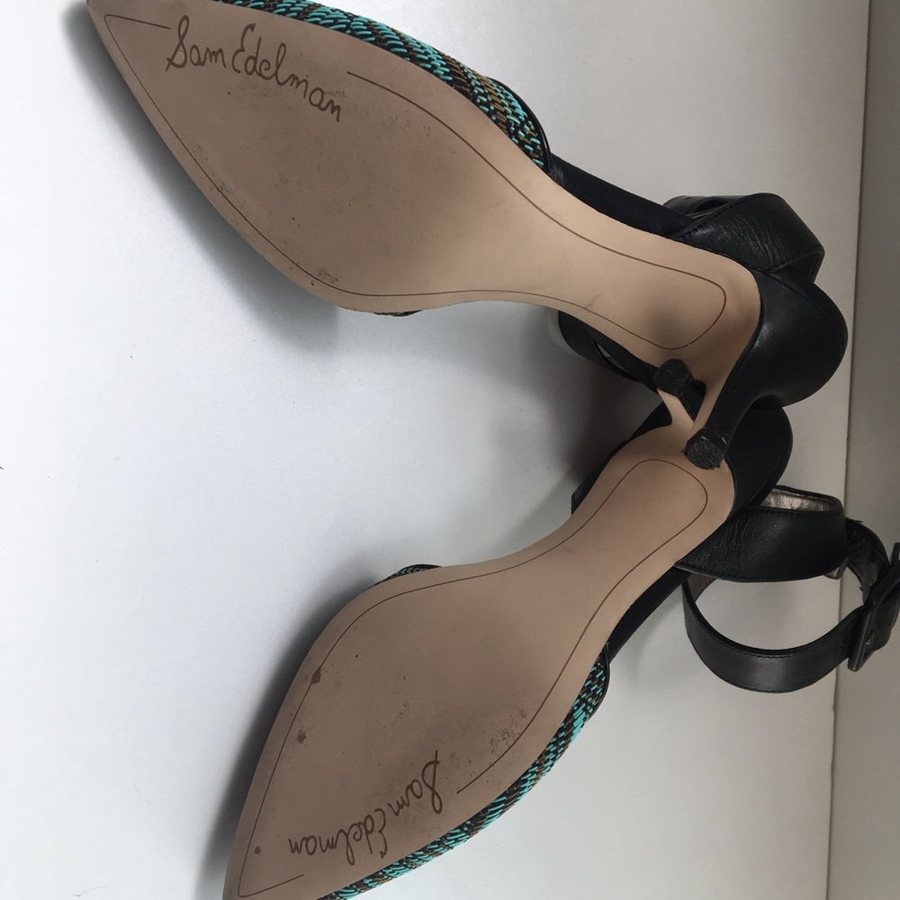Sam Edelman Okala blue brown and black shoes - Picture 3 of 4